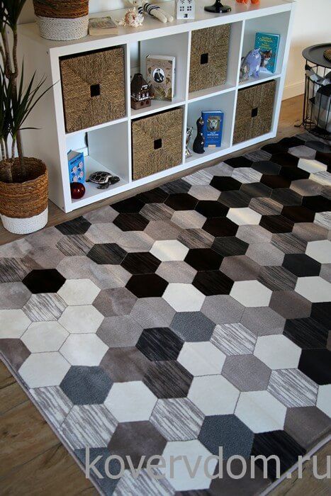 Высокоплотный ковер Скандинавия 52320-82