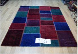 Оранжевый ковер ручной работы Vintage Like Me P-16