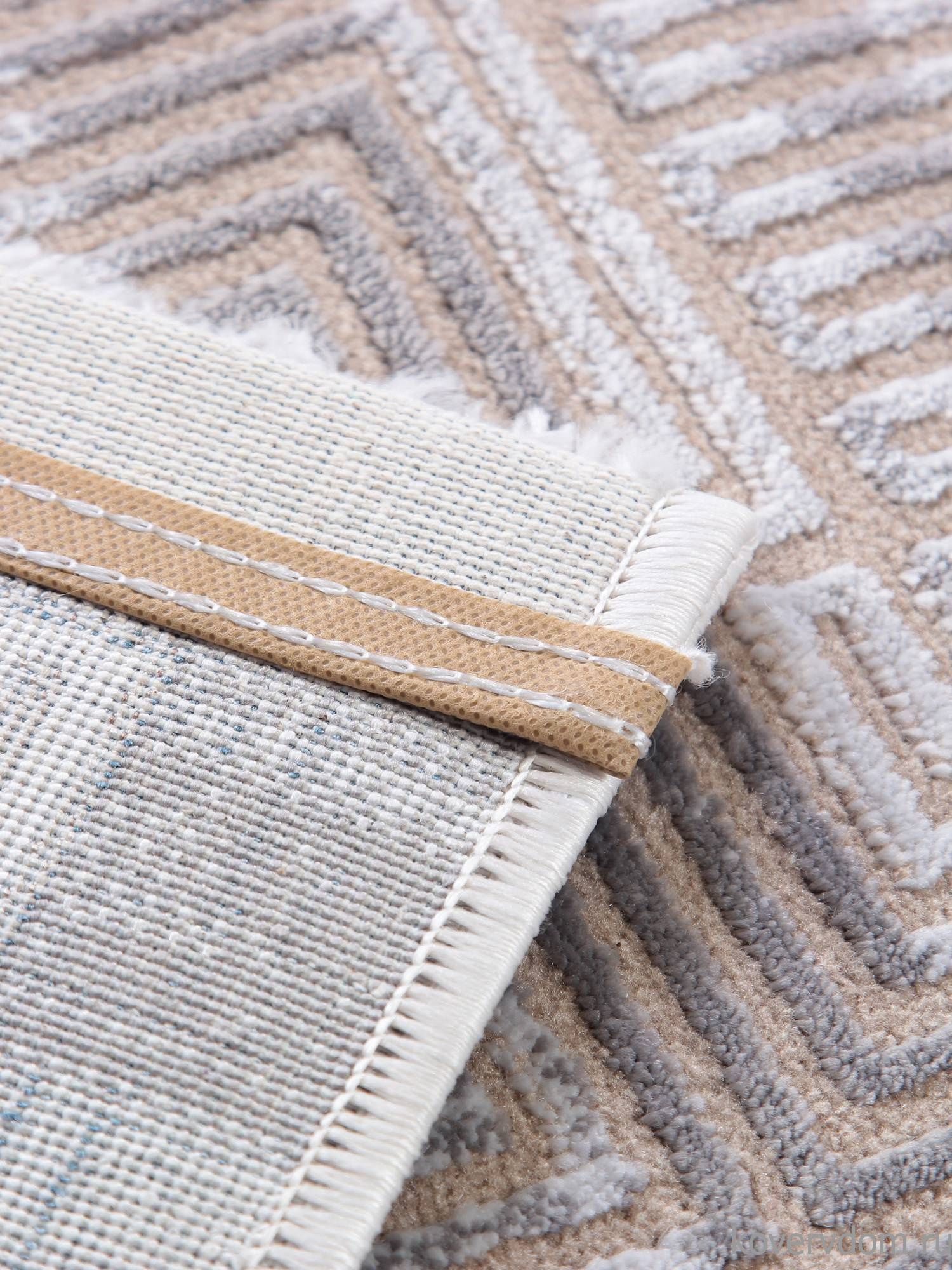 Ковер AMELI 9247A S.BEIGE / P.WHITE