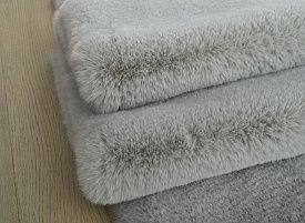 Однотонный ковровая Дорожка RABBIT PREMIUM MS1000 L.GREY