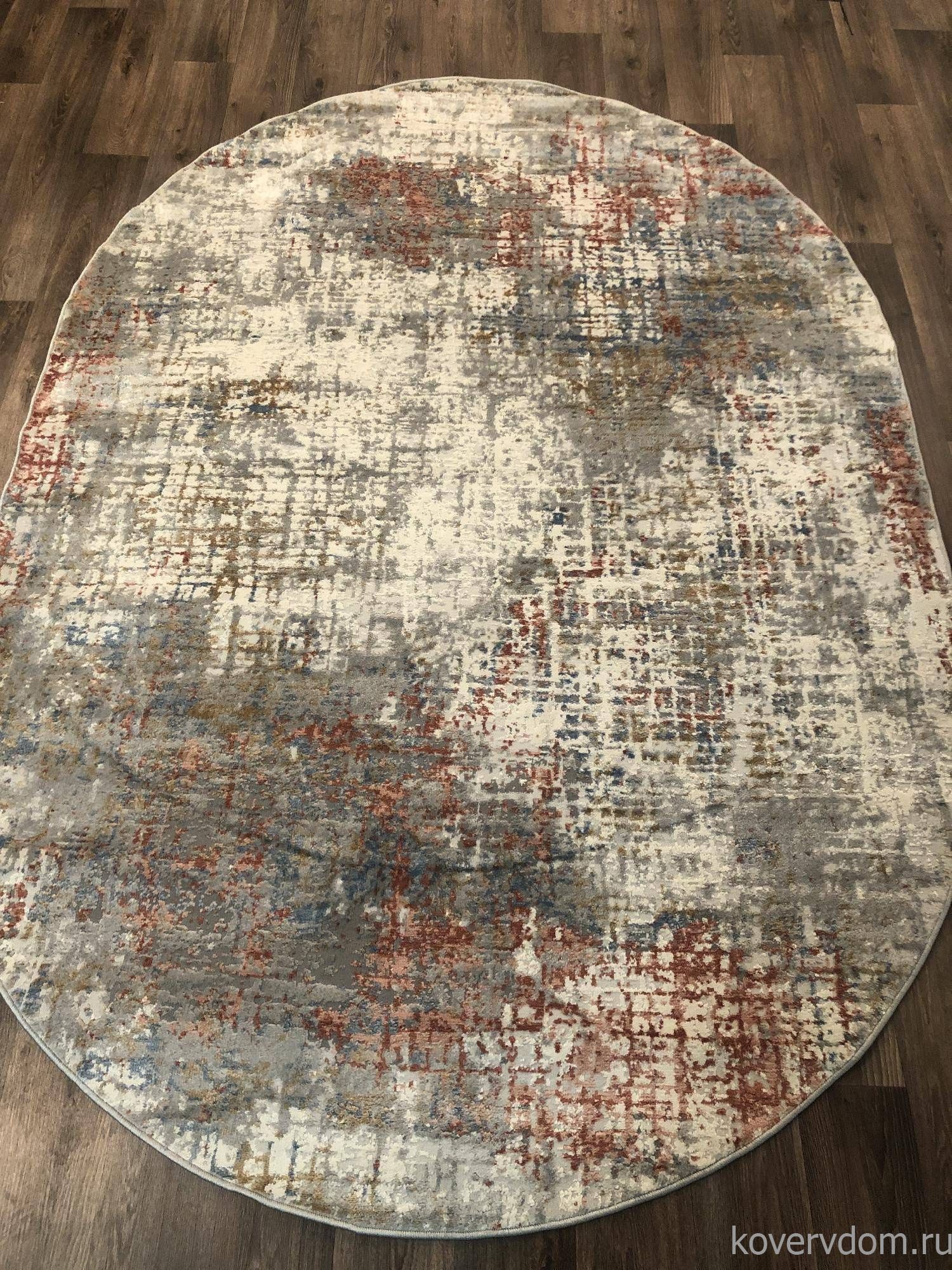 Ковер EFES G512C WHITE / SALMON Овал