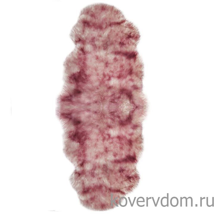 Овчина Новозеландская 2-х шкурная розовая палевая  