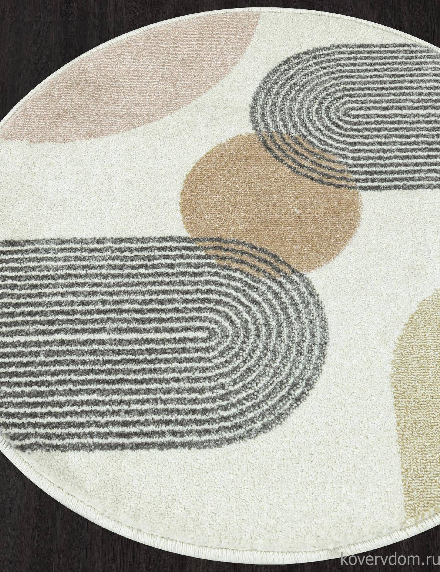 Ковер IZUMRUD C123 LIGHT CREAM Круг