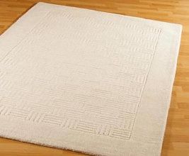 Ковер из шерсти бежевый Charleston Ivory