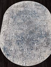 Винтажный ковер KIRKE 02946B BLUE / BEIGE Овал