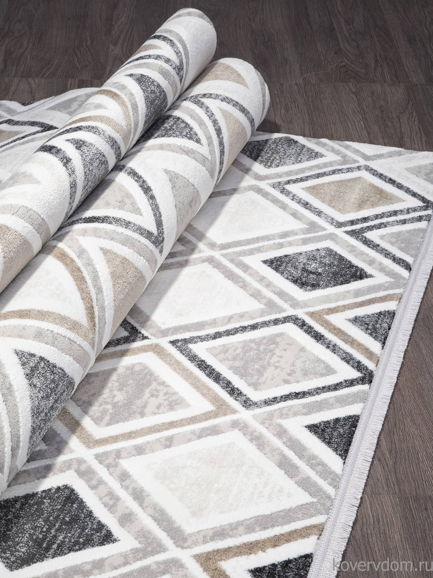 Ковер FORT 04160A WHITE / L.BEIGE