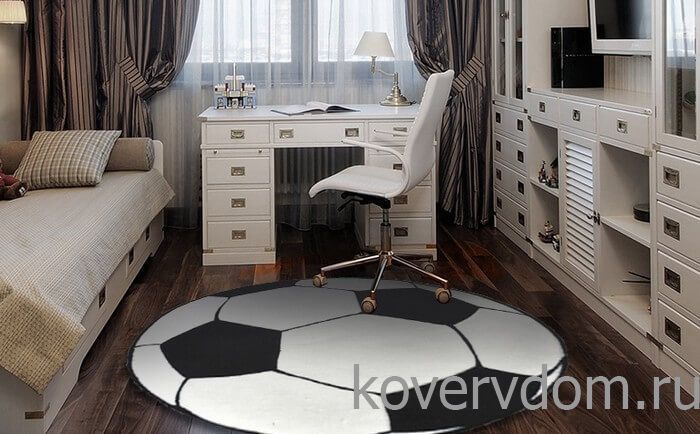 Ковер для детей Футбольный Мяч MANGO 11198-190 круг