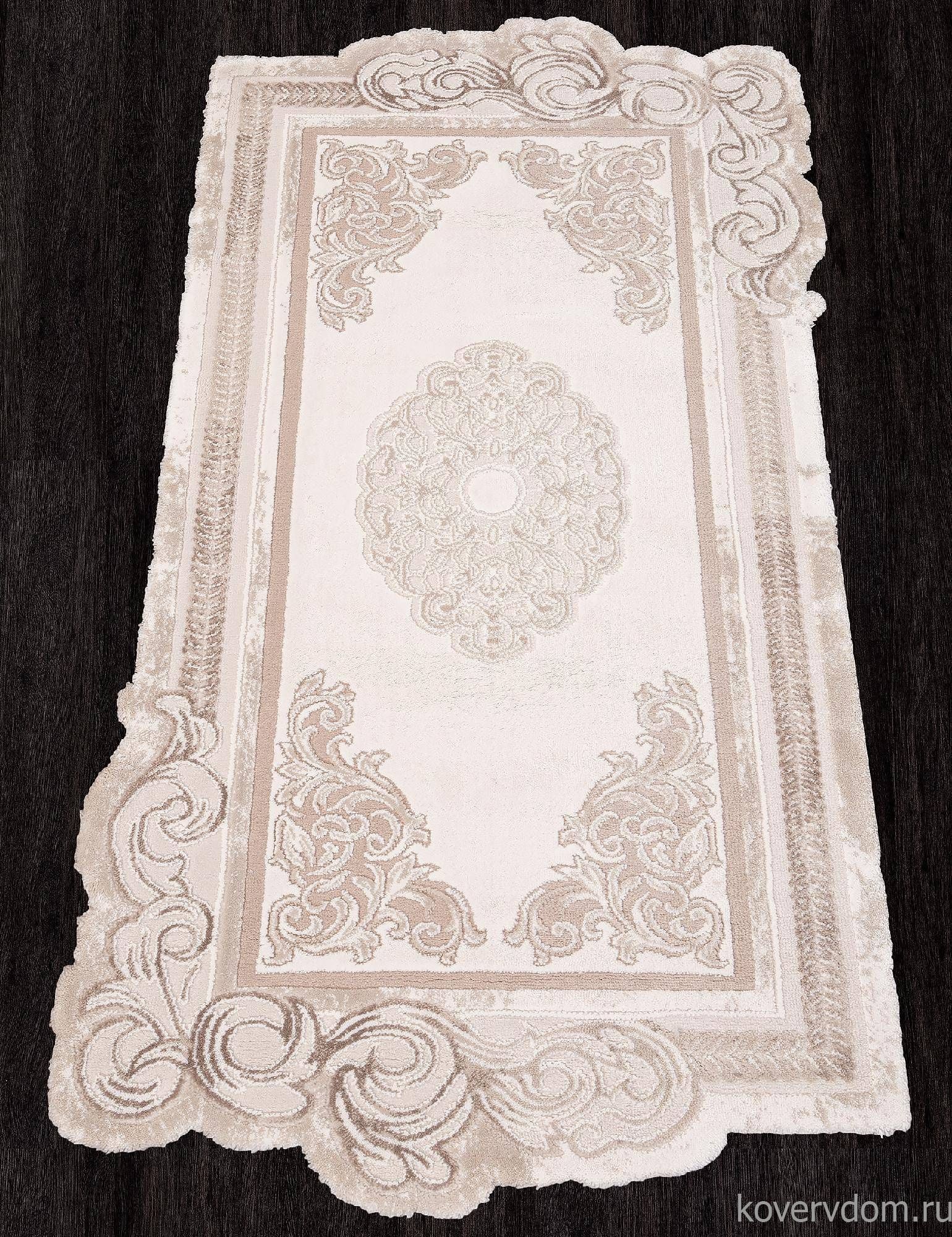 Ковер SAFIR 00881A BEYAZ / BEYAZ