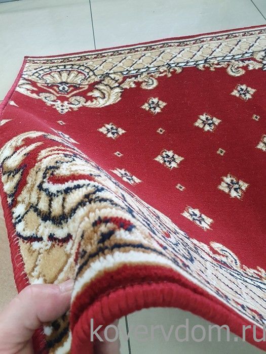 Ковровая дорожка 41812-04 красно-бордовая