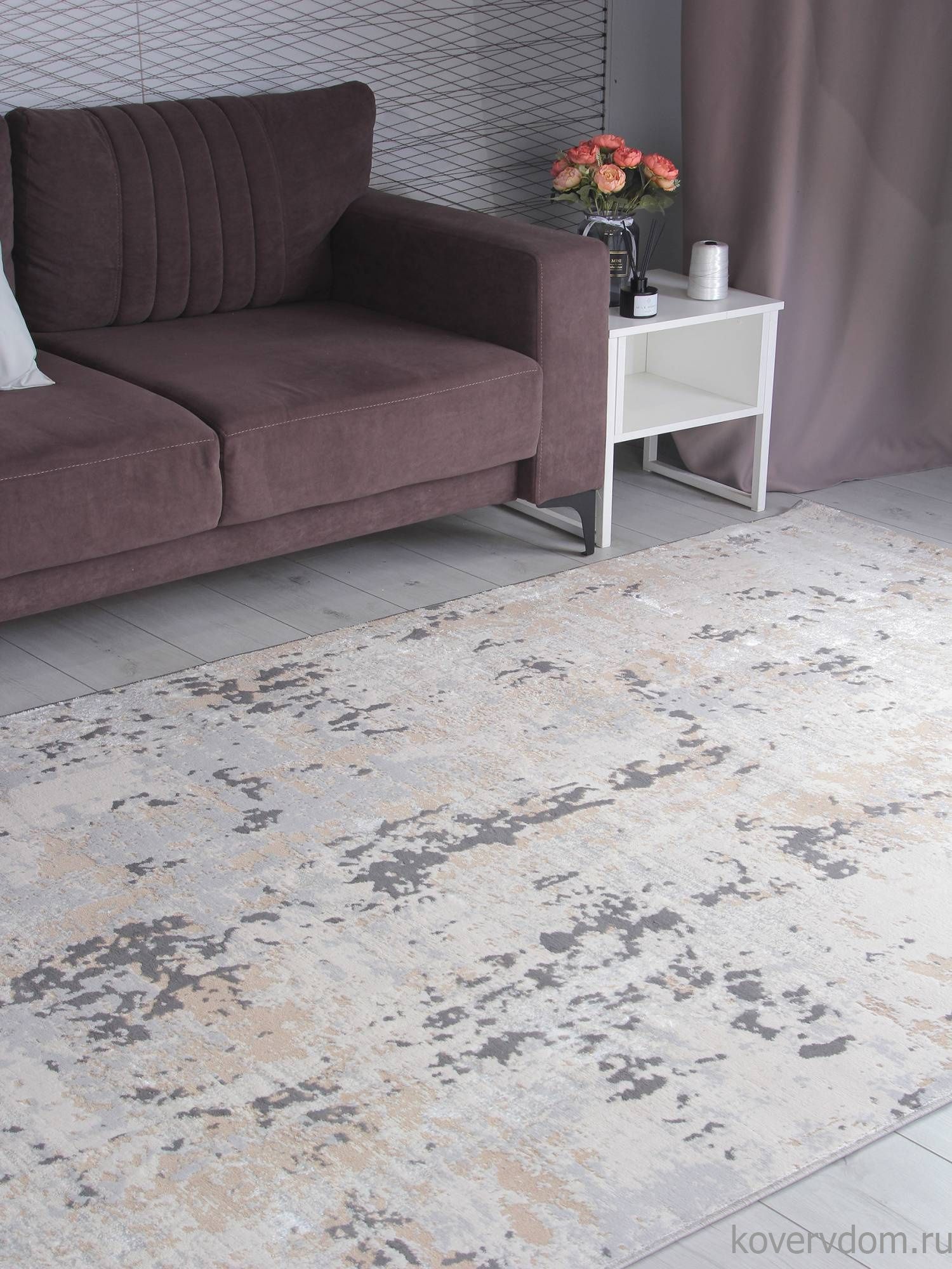 Ковер AMELI 5575A S.BEIGE / P.WHITE