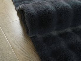 Ковер длинноворсовый черный BUBBLE PREMIUM MS2000 ANTRACITE