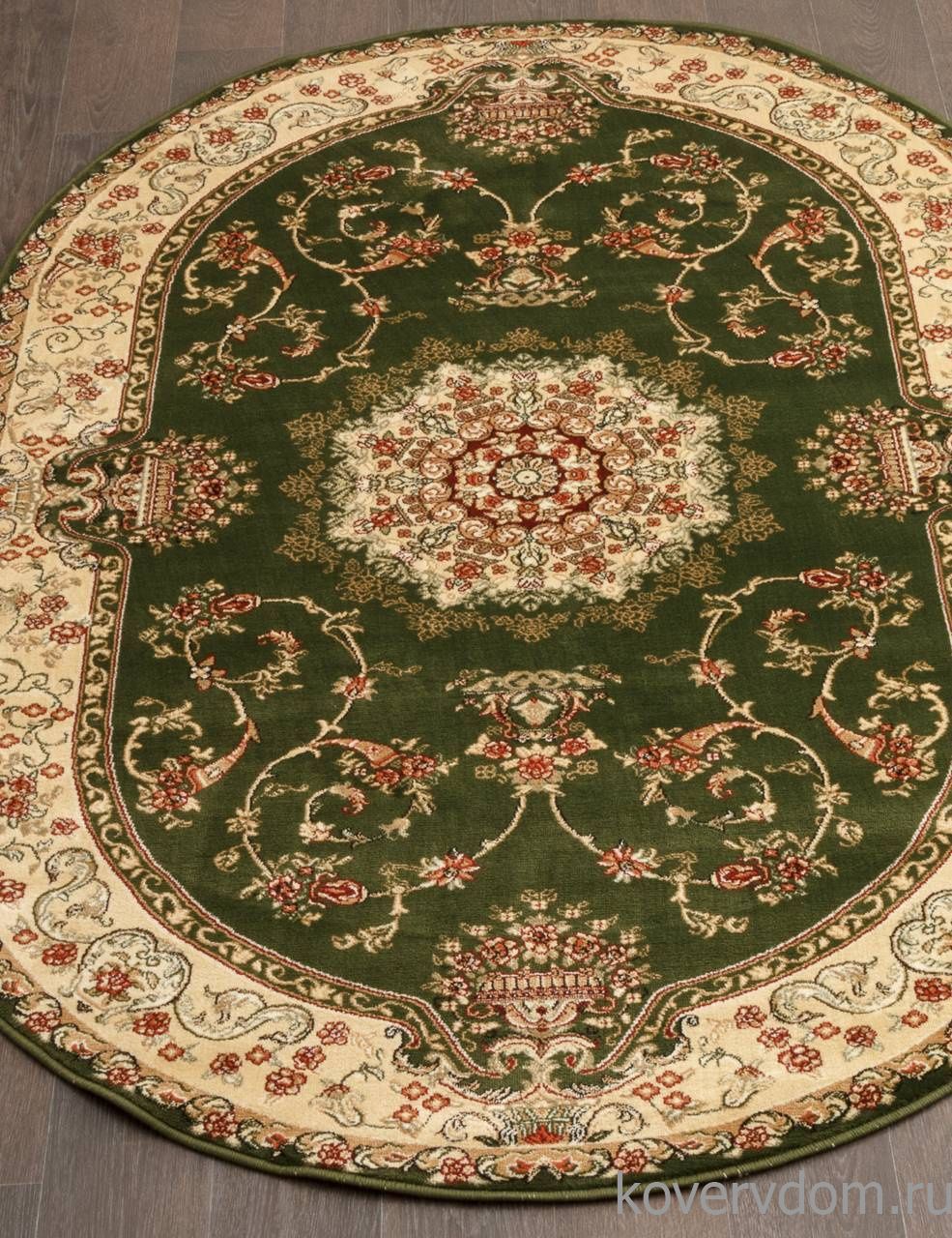 Ковер IZMIR d037 GREEN Овал