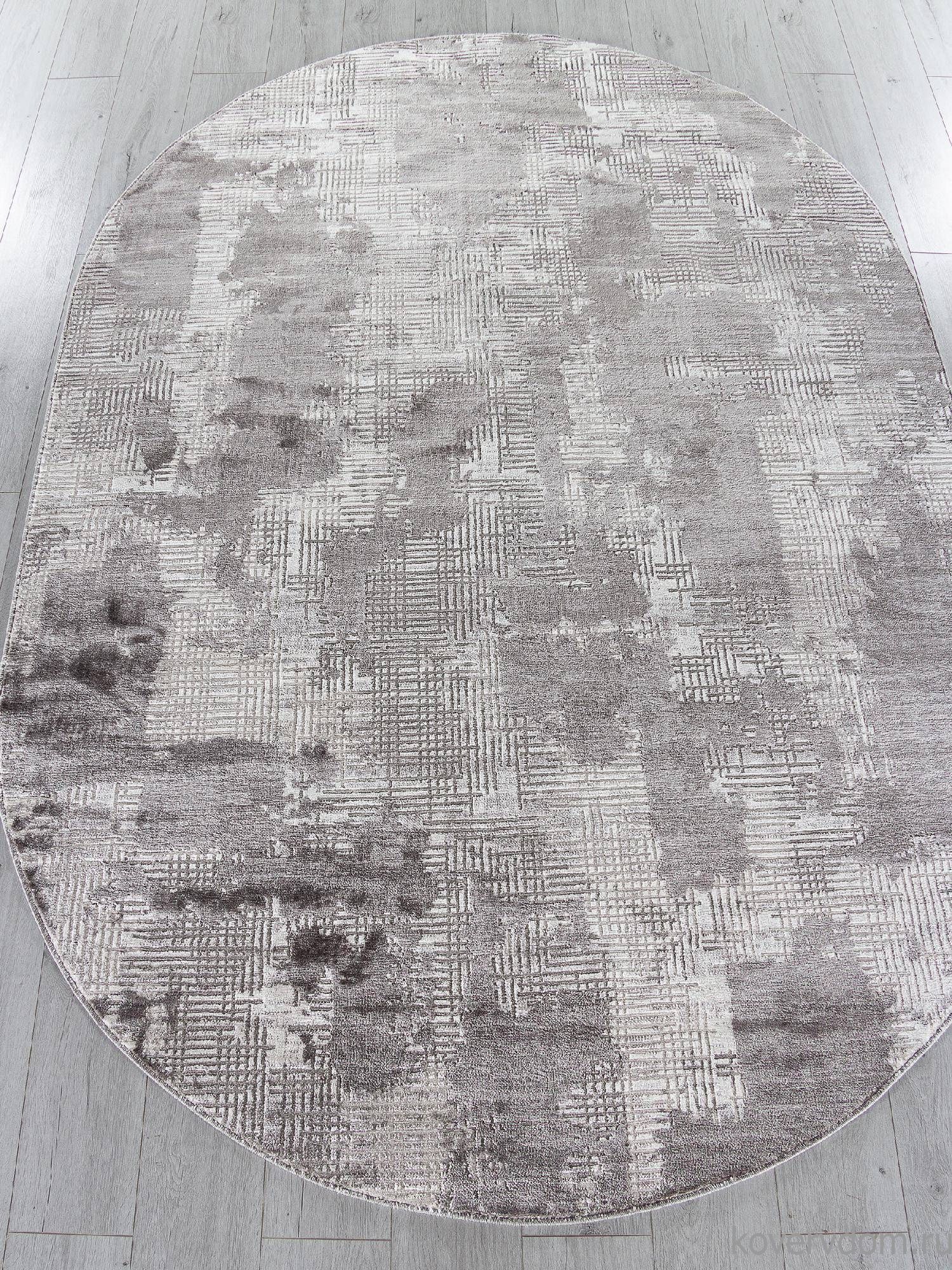 Ковер LUCCI P0002 L.GRAY / L.GRAY Овал