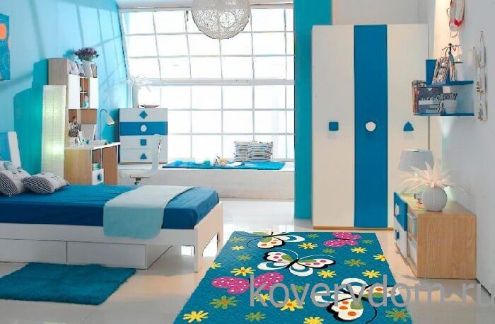 Детский ковер Кристэл 0772 blue