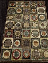 Ковер с коротким ворсом зеленый GENOVA 938317 729271 V