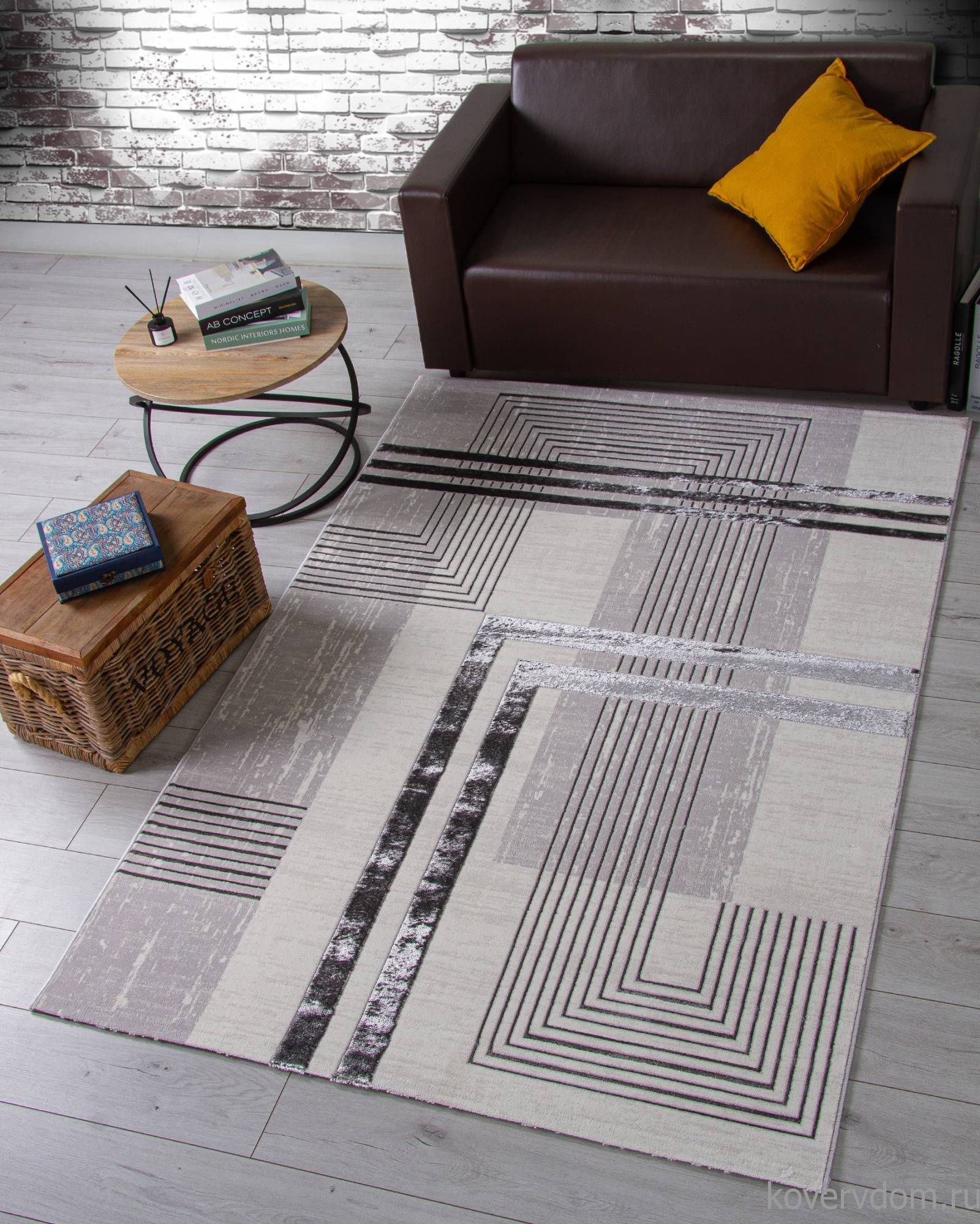 Ковер NOVA 04075A CREAM HB / ICE GREY HB