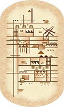 Ковер с Золушкой Золушка 30835-01 ОВАЛ