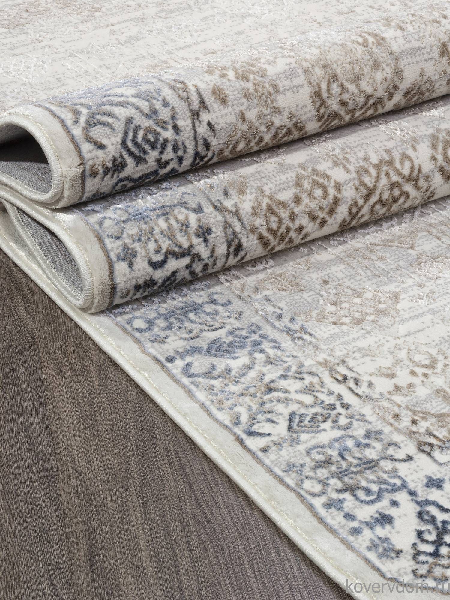 Ковер ASADU 07402A L.BLUE FDY / CREAM FDY