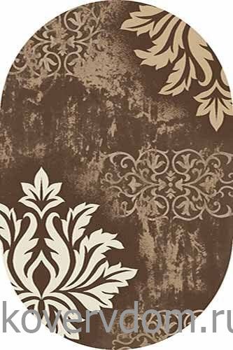Ковер MEGA CARVING D272 BROWN Овал